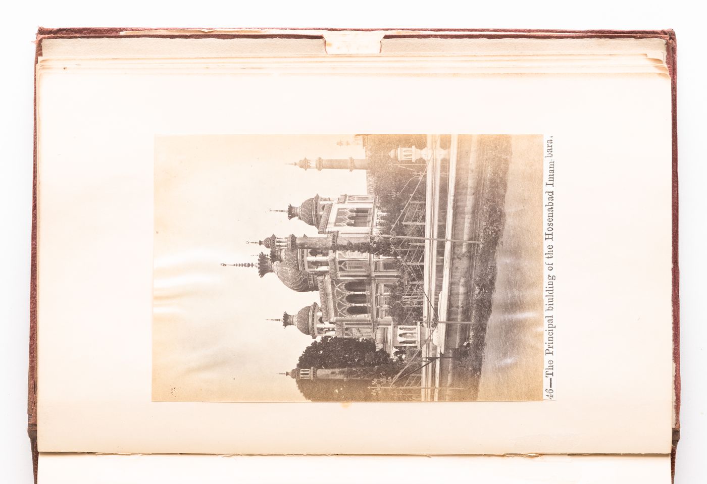 View of the tomb of the Husainabad Imambara [Palace of Lights], Lucknow, India