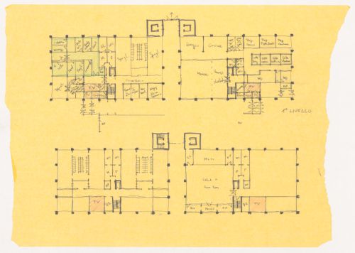 Plans for Fabbrica attrezature ospedaliere a Sysran, Soviet Union (now Russia)