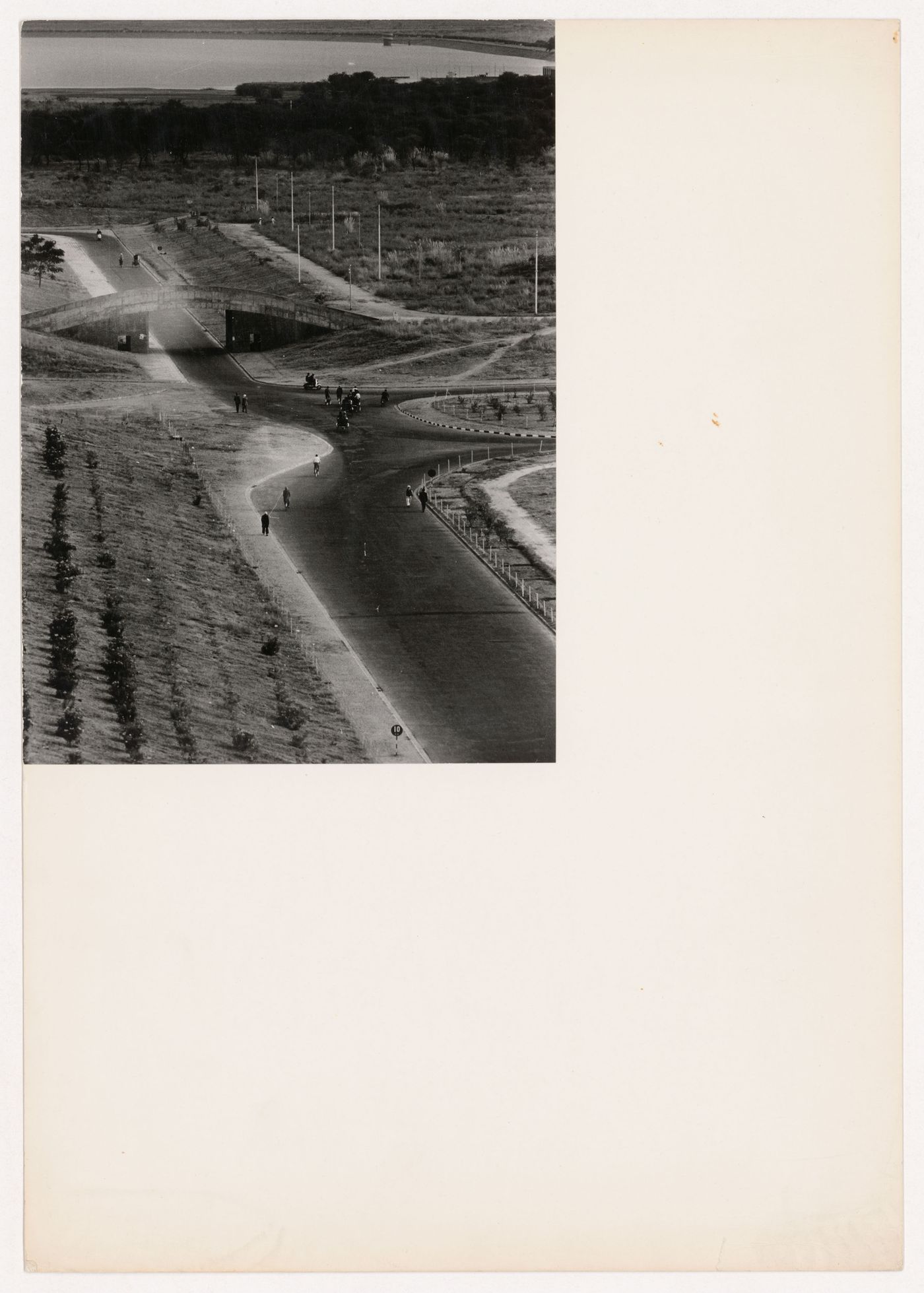 View of a bridge in the Capitol Complex, Sector 1, Chandigarh, India