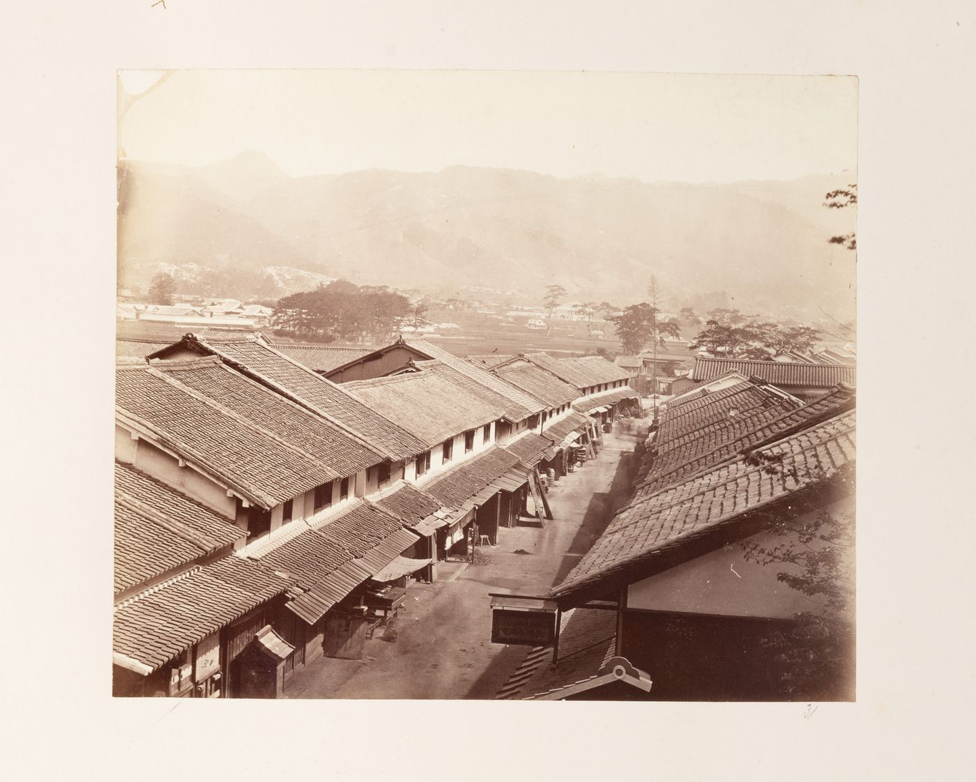 View of a street and buildings, Kobe, Japan