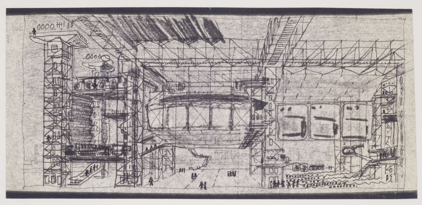 Interior perspective for Fun Palace