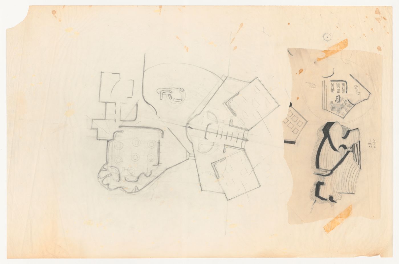 Floor plan of a kindergarten (scuola materna)