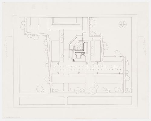 History Faculty Building, University of Cambridge, Cambridge, England: site plan
