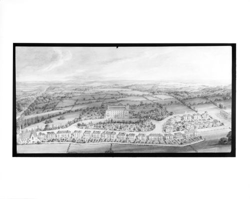 Bird's eye view of a plannedcommunity