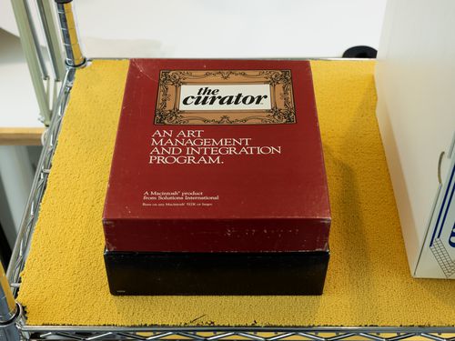 The Museum Is Not Enough: View of a software box from the American Institute for Architects (AIA) fonds