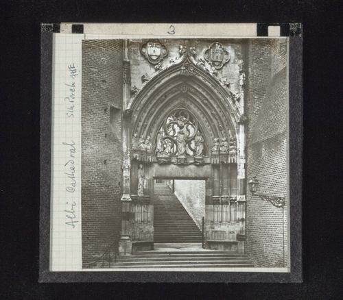 View of south porch of Cathédrale Sainte-Cécile d’Albi, Albi, France
