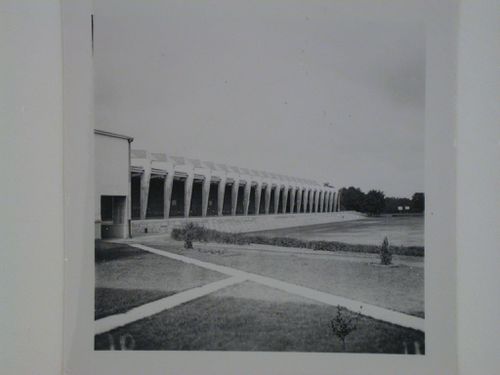 View of the football field of the Central Institute of Physical Education, Warsaw, Poland