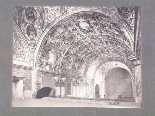 Interior view of the Templo de Santo Domingo looking towards the sanctuary and showing the barrel vault, Oaxaca de Juárez, Mexico