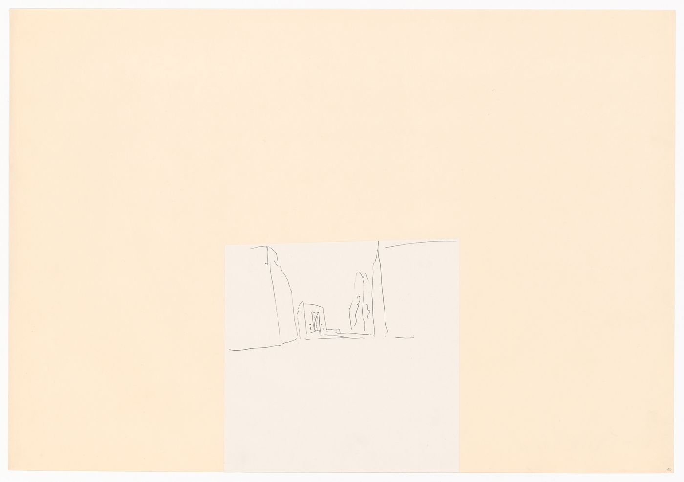 Sketch for Block 121, Schlesisches Tor, Berlin