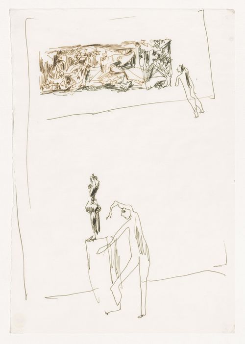 Sketches for Exposição Visiones para Madrid [Visions for Madrid exhibition], Madrid, Spain