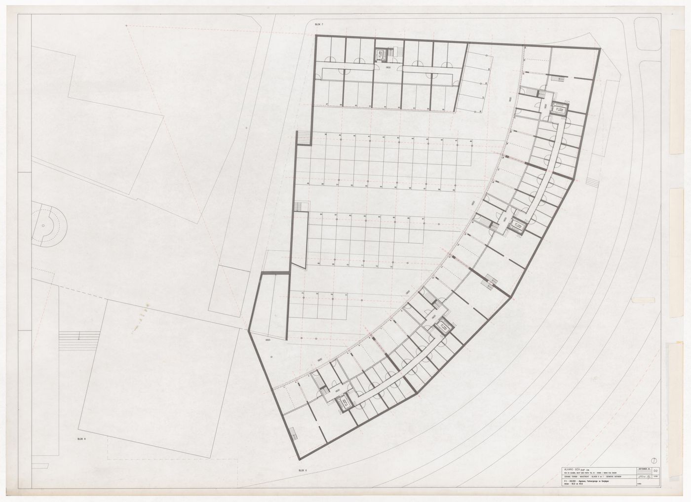 Floor plan for Ceramique Terrein Blocos de habitação e escritórios, Maastrich, the Netherlands
