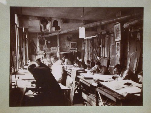 An Architectural Workshop, possibly Ecole des Beaux-arts, Paris