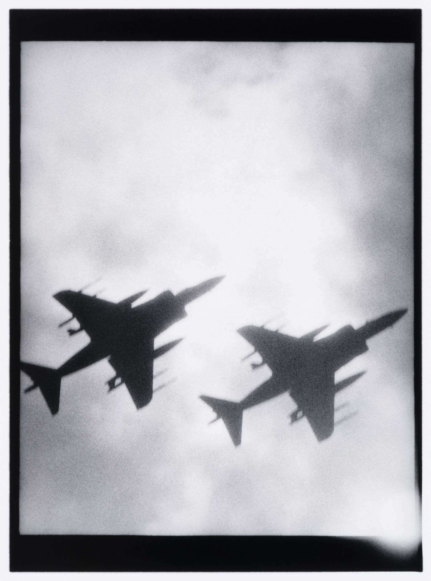 View of two jet fighters in flight, Washington D.C., United States, from the series "Empire"