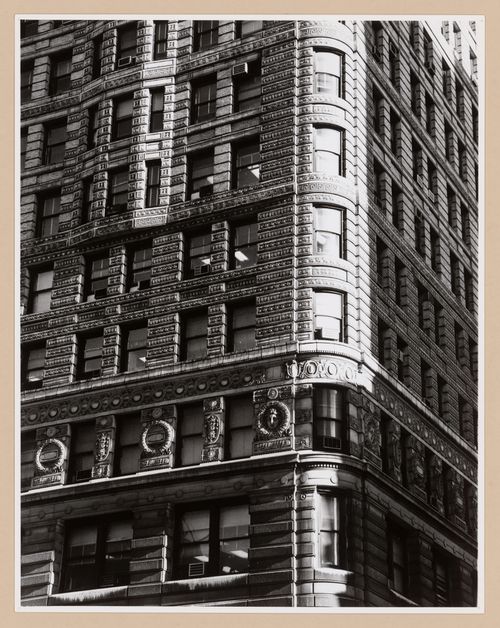 Partial view of the Flatiron Building, New York City, New York