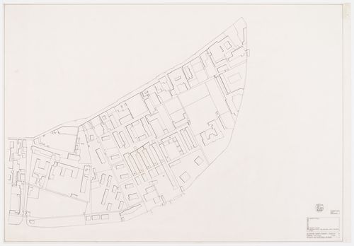 Site plan, Recuperação da Área do Campo di Marte, Giudecca, Venice