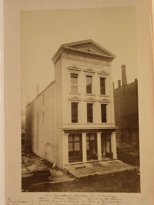 Land Department Building No. 58 Michigan Avenue, Chicago, Illinois