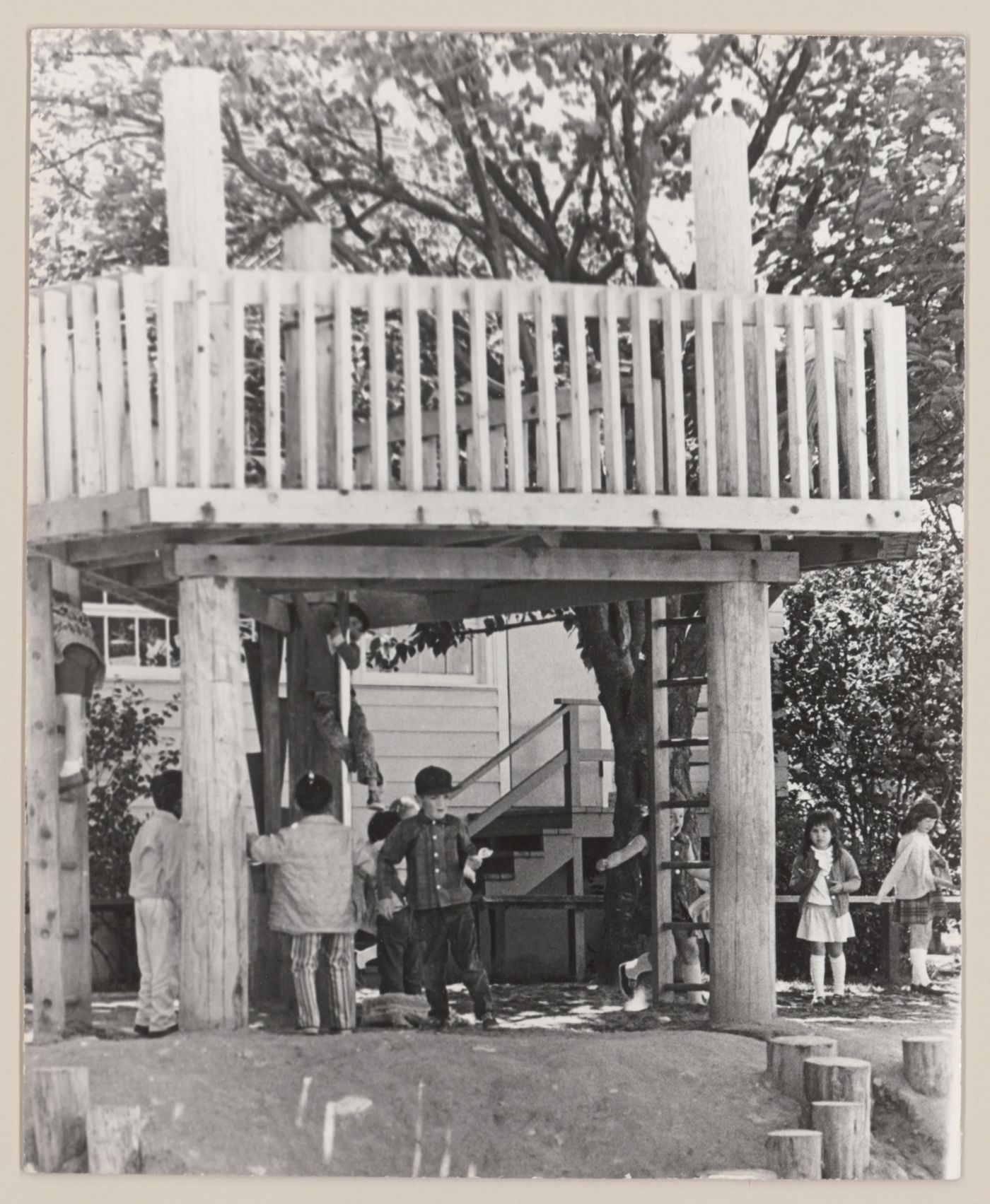 View of Southlands School Play Area, Vancouver, British Columbia