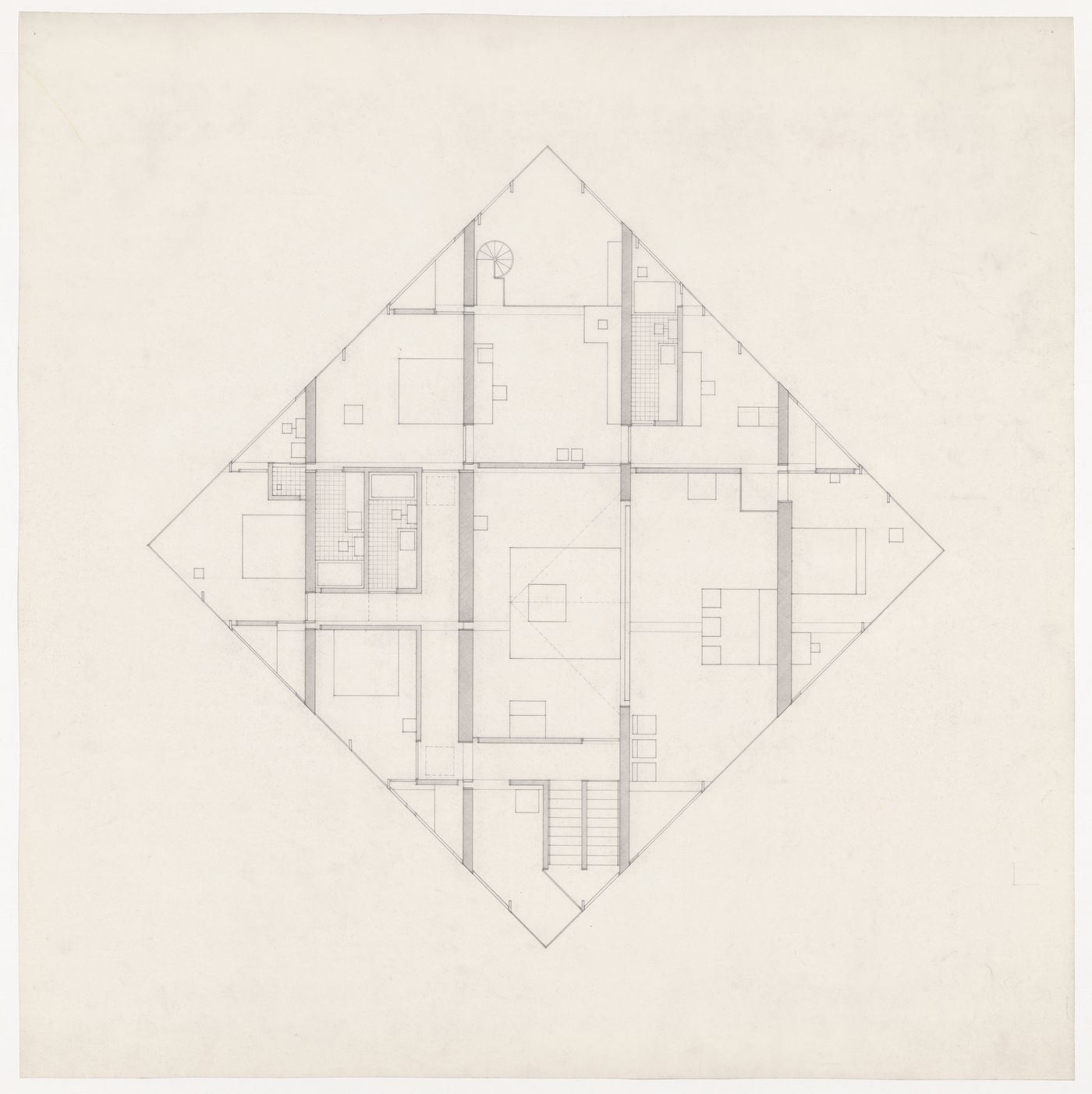 Plan for Diamond House B