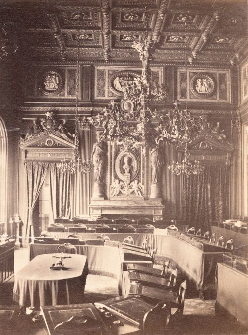 Plate from album ''Buildings, parks and streets of Paris, Versailles and environs, France''