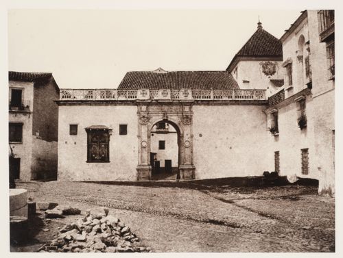 View of the entrance gate of Pontius Pilate's House, Seville, Spain