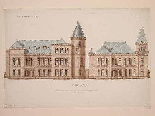 'Two Dwelling Houses' - frontelevation