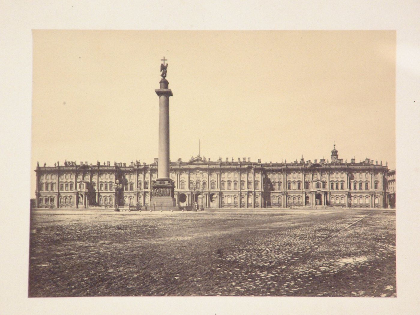 View of the Winter Palace with the Alexander Column, Saint Petersburg