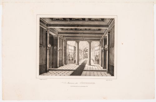Néothermes, rue de la Victoire, Paris: Perspectival view of the interior