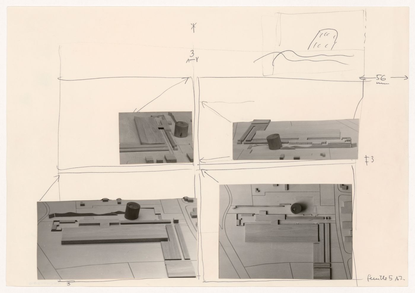 Views of a model for Sede da Companhia Dom [Dom Company Headquarters], Cologne, Germany