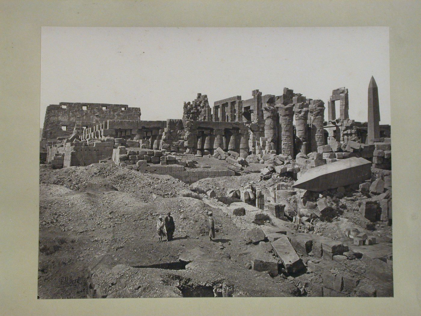 Great Temple of Amun, view from the east looking towards the Great Hypostile Hall, Karnak, Thebes, Egypt