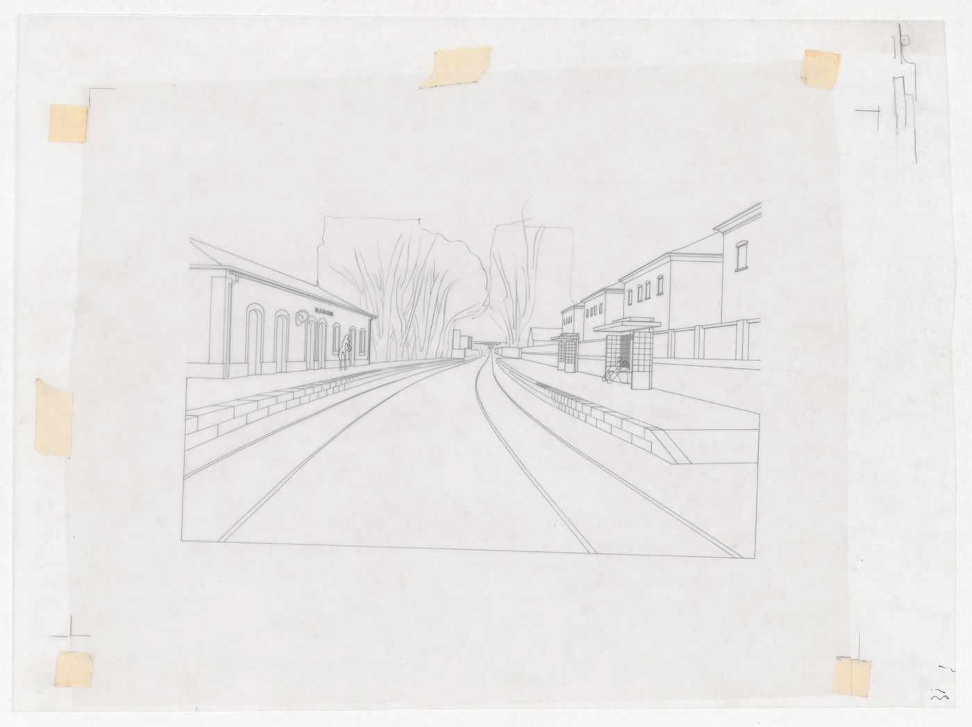 Perspective for Concurso para o Metro do Porto, Porto, Portugal