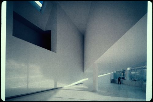 Interior view of Centro Galego de Arte Contemporânea, Santiago de Compostela, Spain