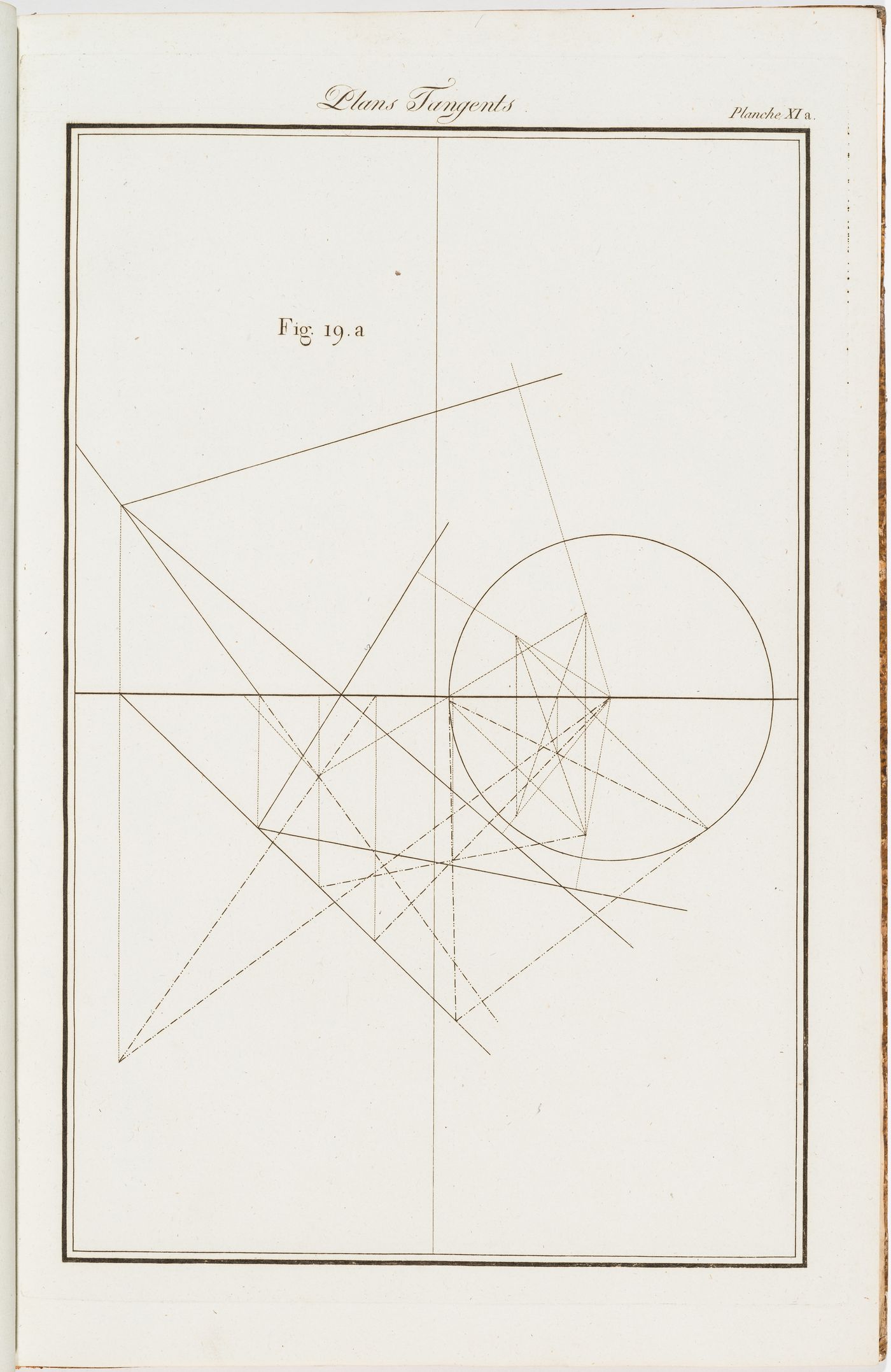 "Plans Tangents": geometry exercise