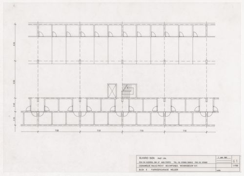 Floor plan for Ceramique Terrein Blocos de habitação e escritórios, Maastrich, the Netherlands