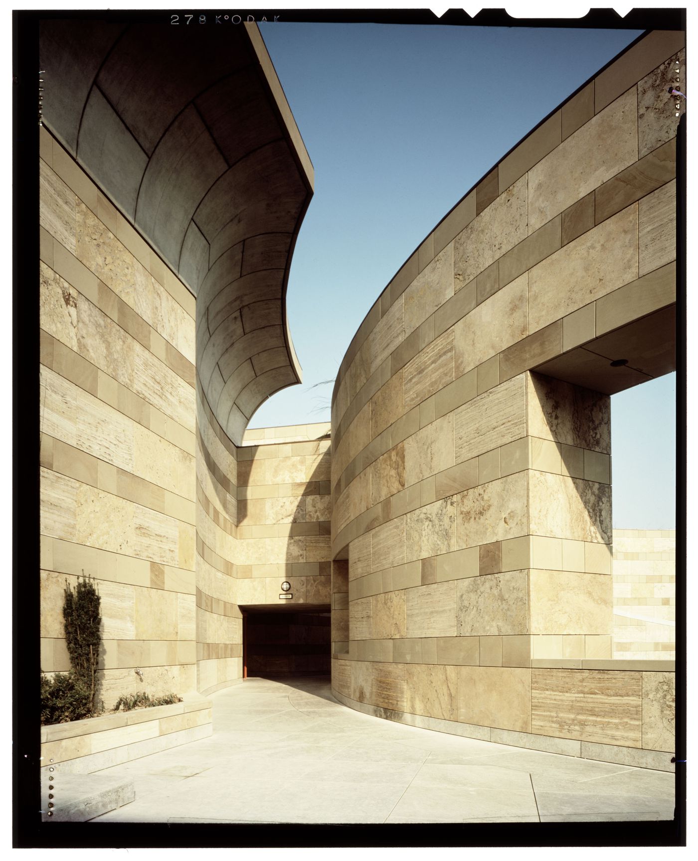 View of the upper terrace, Staatsgalerie, Stuttgart, Germany