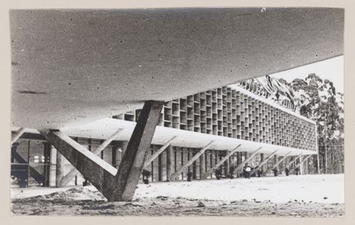 View of States Pavilion, under construction, São Paulo, Brazil
