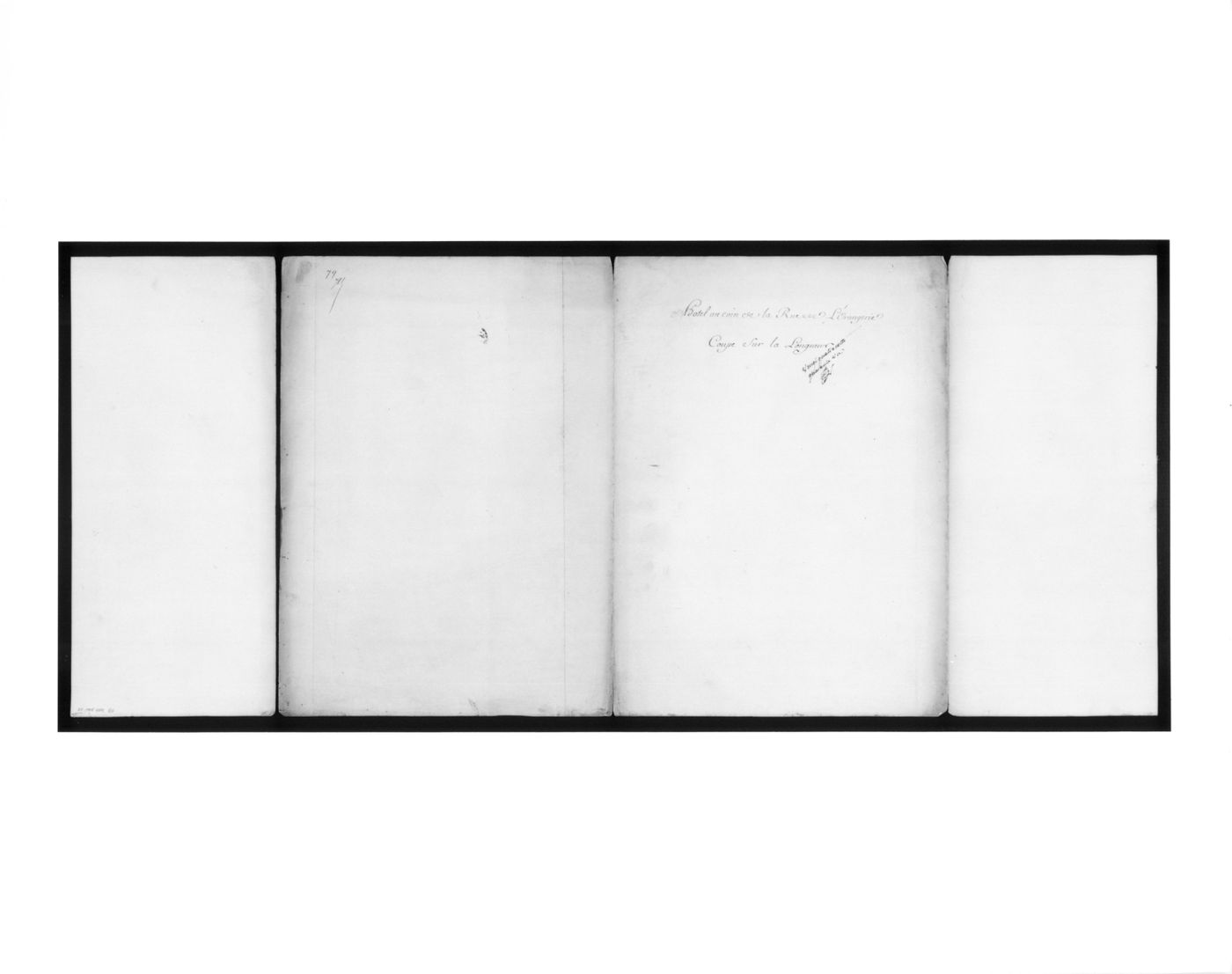 Hotel de Saint-Florentin / Elevation w/sections