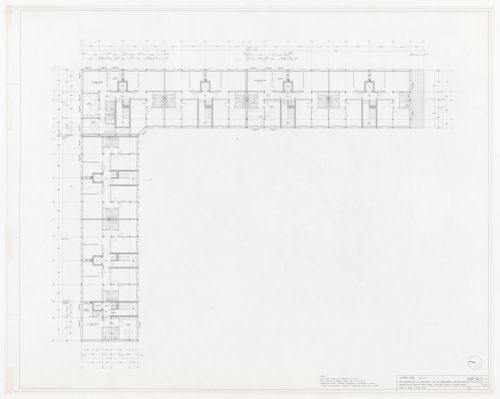 Plan for Projecto para um Edifício de Habitação em Campo di Marte, Giudecca, Italy