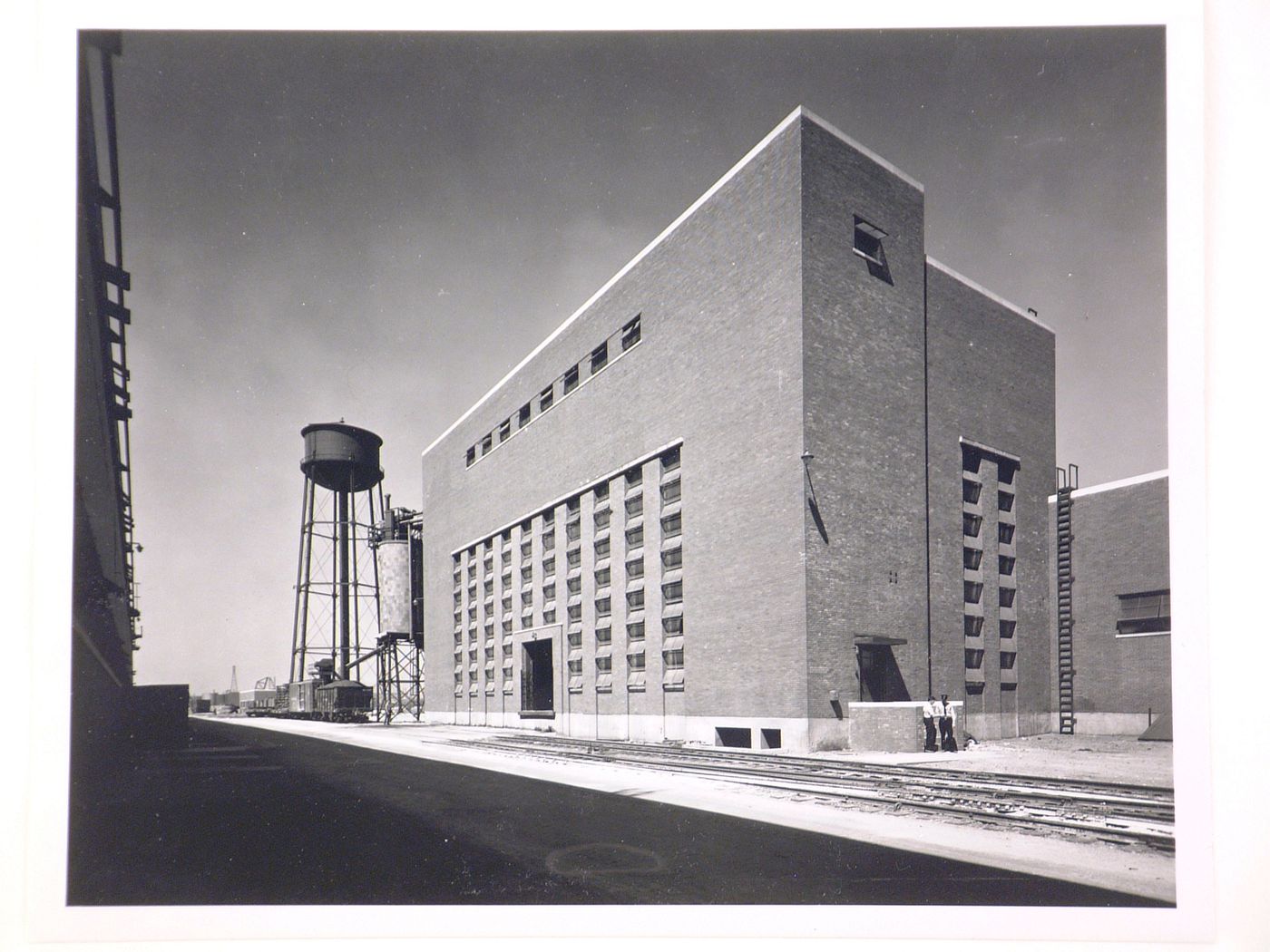 View of the principal façade of the Power House, American Steel Foundries Cast Armor Plant, East Chicago, Indiana