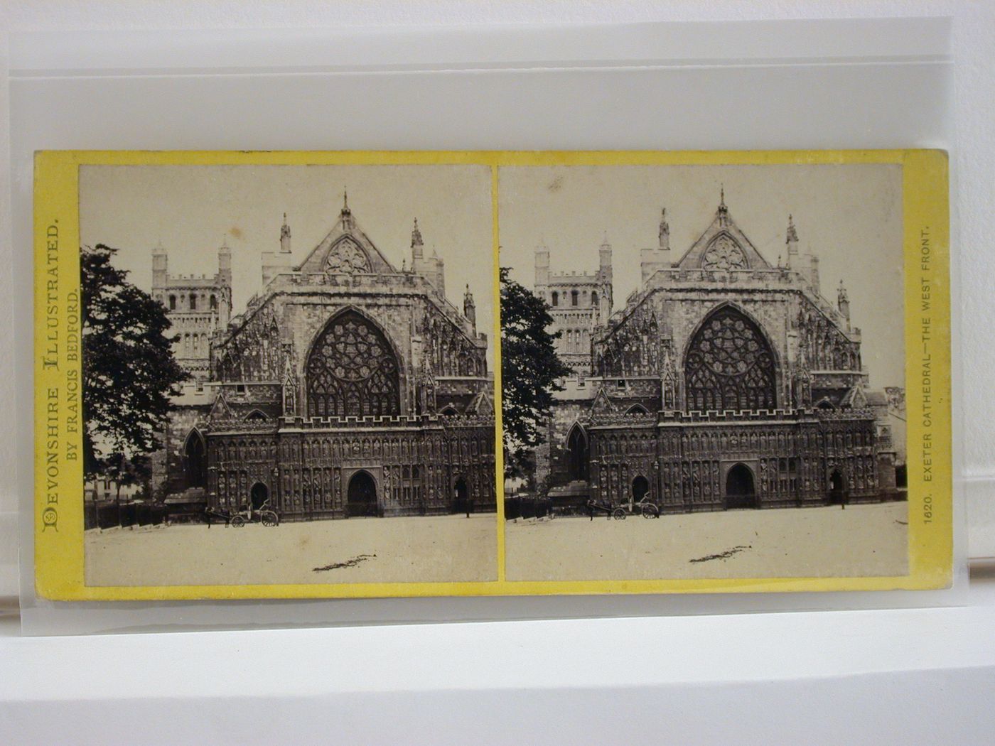 Devonshire Illustrated. Exeter Cathedral - the West Front.