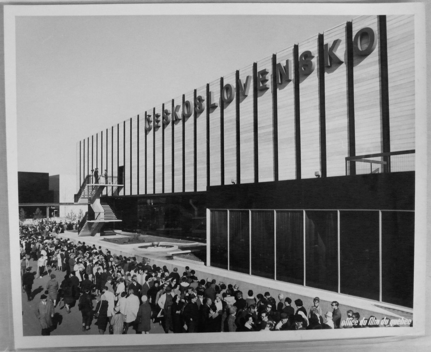 View of the Czechoslovak National Pavilion, Expo 67, Montréal, Québec