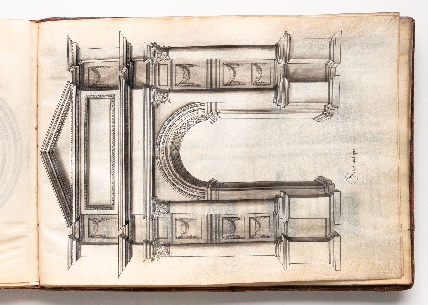 Design for an arch in the antique manner