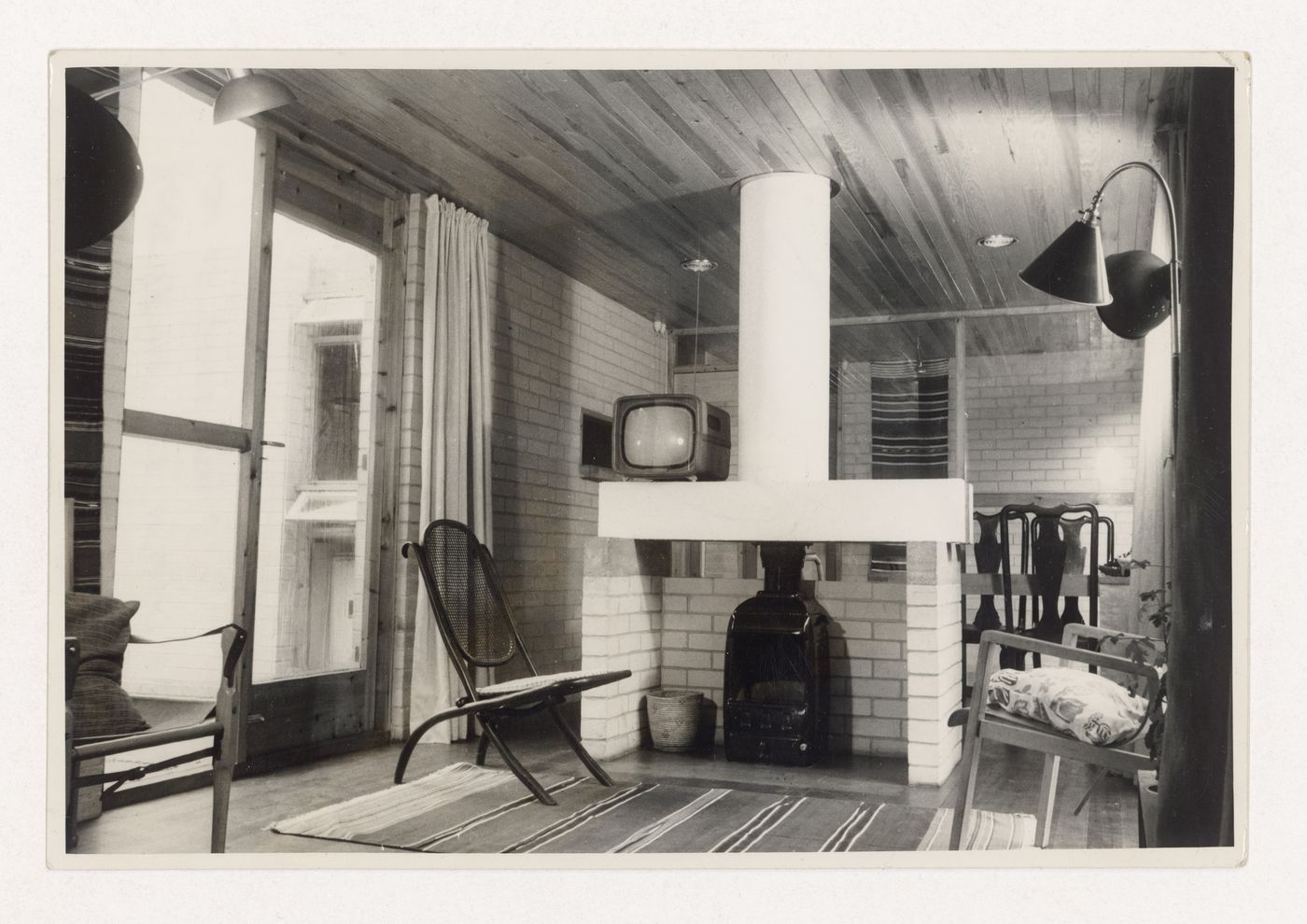 View of living room, House near Cowes, Isle of Wight, England