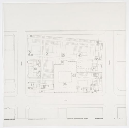 Plan for IBA Social Housing, Berlin