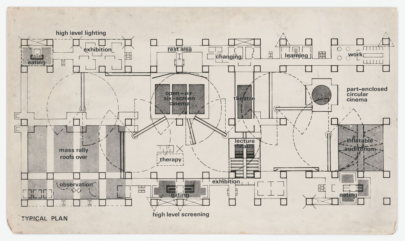 Typical plan of Fun Palace complex