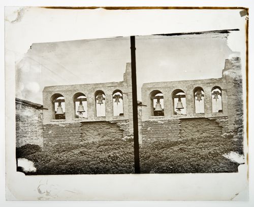 Stereograph of Mission San Juan Capistrano, California, United States of America