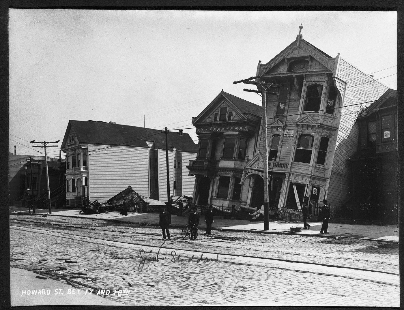 Plate from album ''Aftermath of earthquake and fire 1906, San Francisco, California, United States''