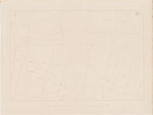 Project for an opera house for the Théâtre impérial de l'opéra: Site plan
