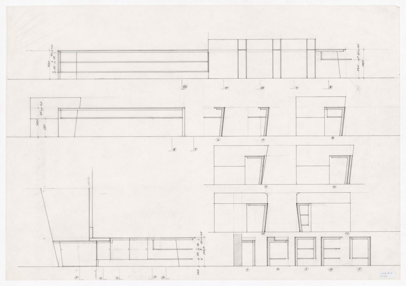 Sections for Banco Pinto & Sotto Mayor, Oliveira de Azeméis, Portugal