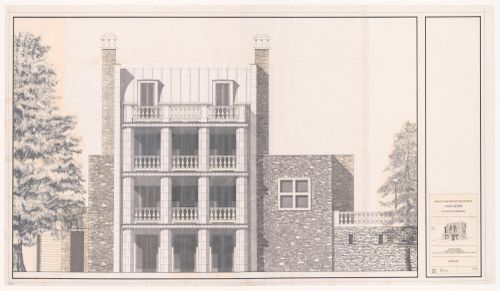 Elevation for Ristrutturazione Casa Alessi, Verbania, Italy