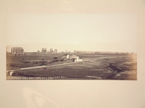 View of the Aqua Claudia, Rome, Italy